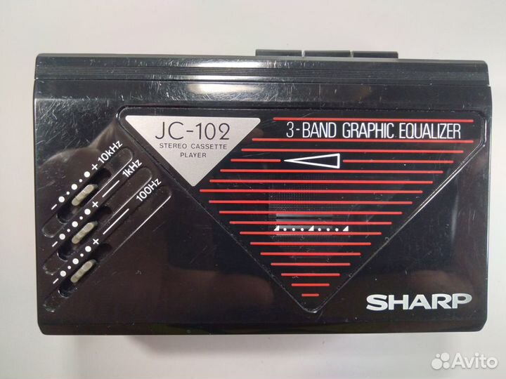 Кассетный плеер Sharp JC-102. Есть видео работы