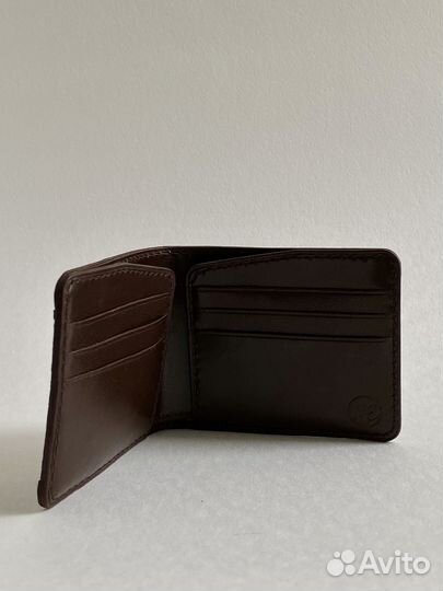 Кошелек мужской кожаный ручной работы