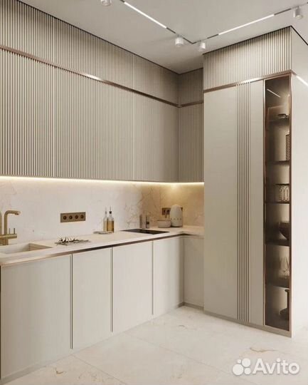 Встроенный кухонный гарнитур