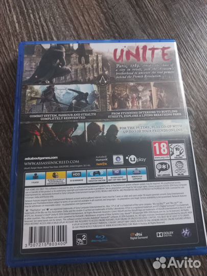 Assassins creed unity ps4