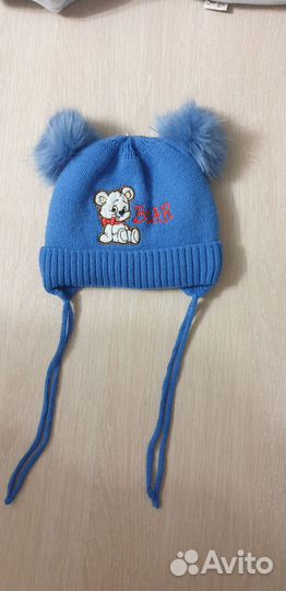 Шапка для мальчика 3 мес