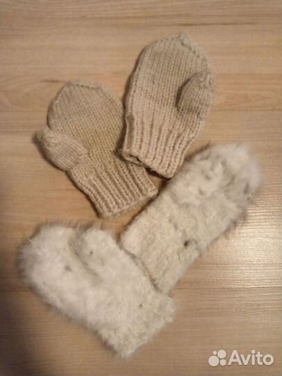 Набор перчатки, варежки, шапки, 2-3 года (13 шт)