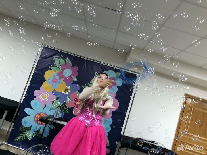 Шоу мыльных пузырей