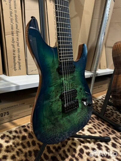 Schecter C-7 PRO AQB - 7 струнная электрогитара