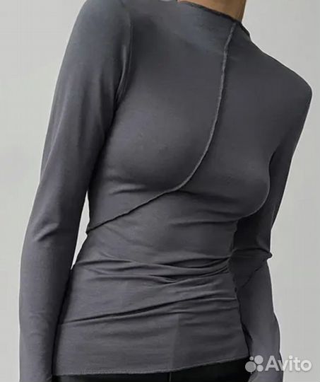 Водолазка женская серая