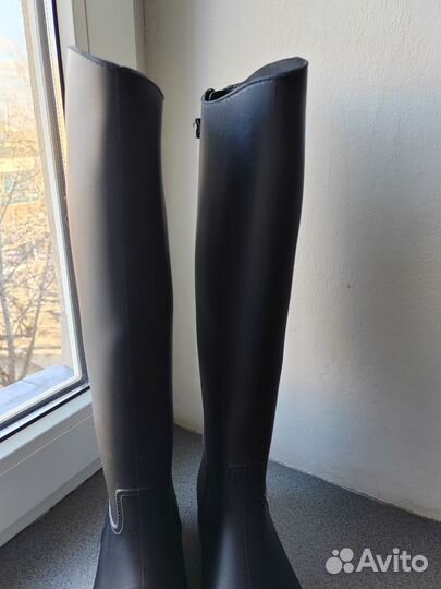 Резиновые сапоги для конного спорта на молнии