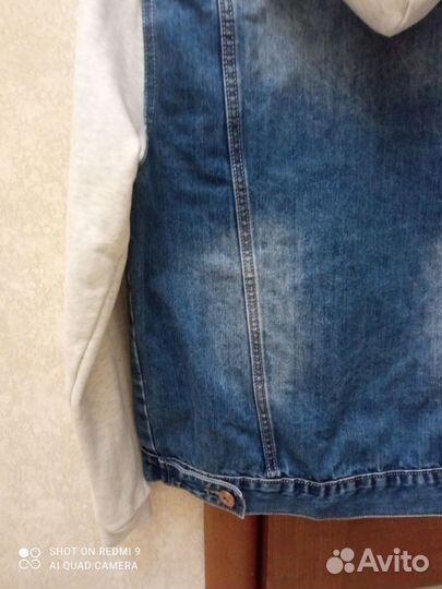 Джинсовая куртка мужская р.46