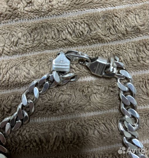 Мужская серебряная цепь бу