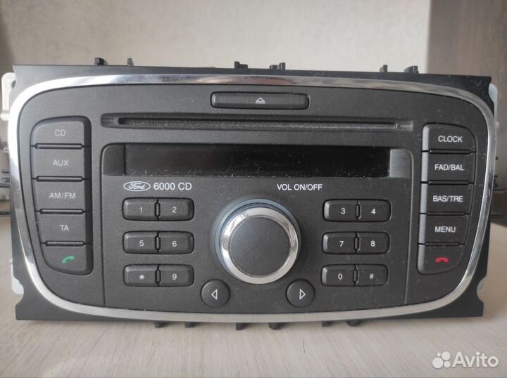 Магнитола ford 6000cd