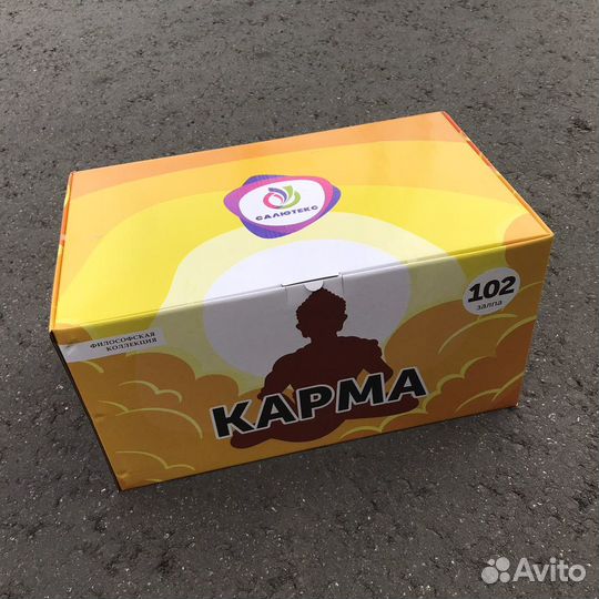 Салют фейерверк Карма 102 залпа