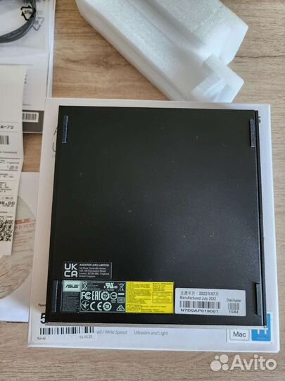 Привод DVD-RW asus ZenDrive U8M