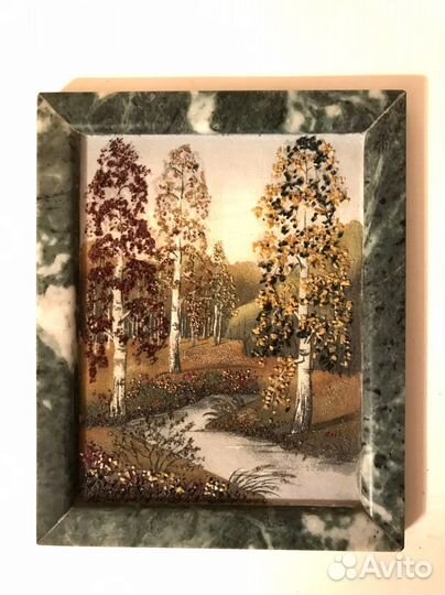 Картина из полудрагоценных камней 25 х 18