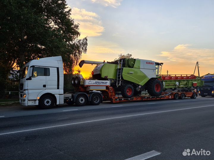 Перевозки тралом догруз, попутно