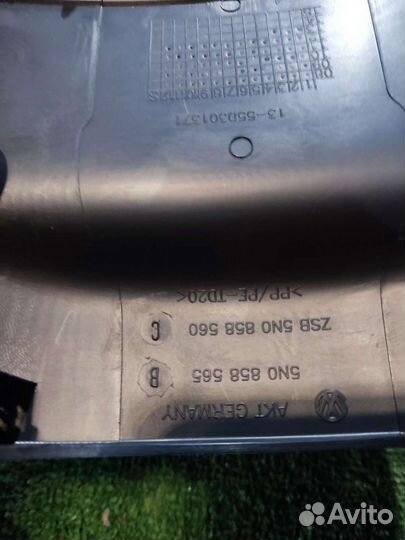 Накладка панели приборов Volkswagen jetta 6