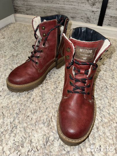 Ботинки боты зимние mustang 37