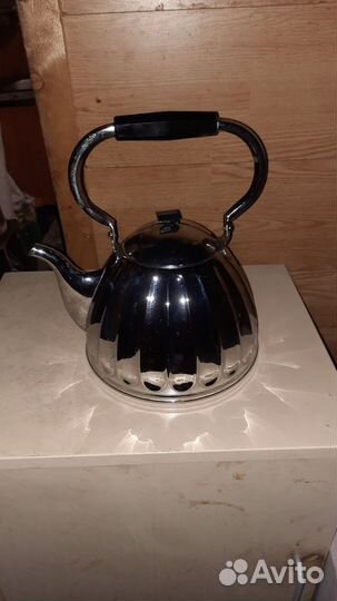 Чайник СССР кольчугино латунь