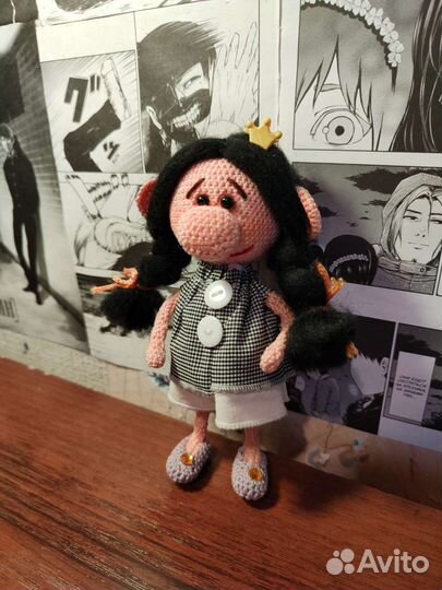 Вязаная куколка/ игрушка