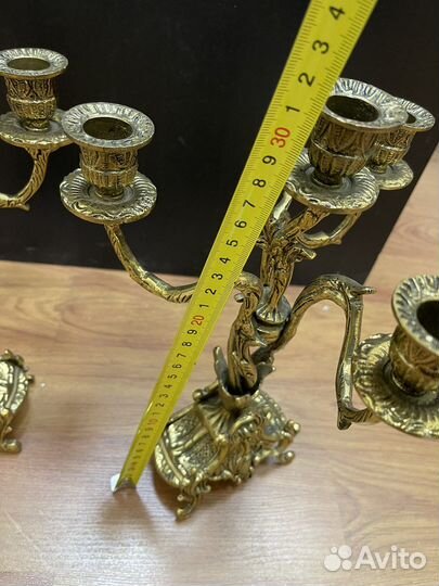 Подсвечники латунные, пр-во Португалия-пара