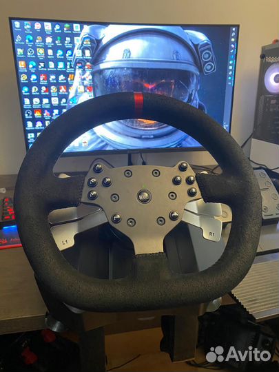 Руль Artplays V-1200 Vibro Racing Wheel черный