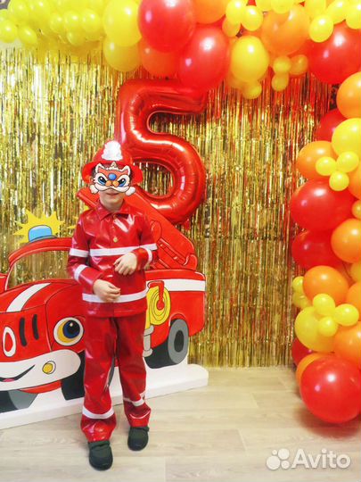 Костюм пожарного на мальчика