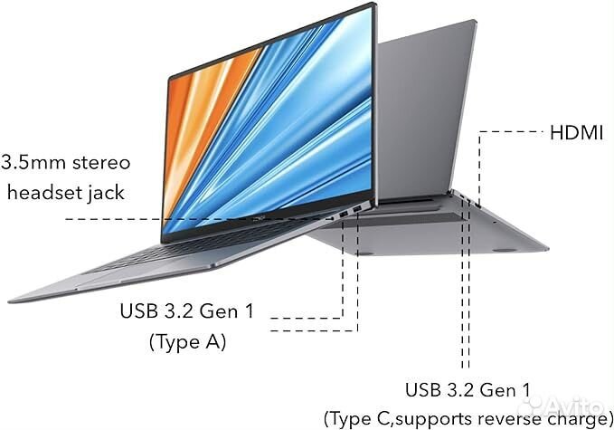 Ноутбук honor MagicBook 16 144Гц R5 5600H 16гб