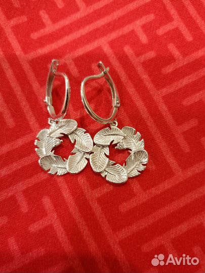 Серьги серебро 925