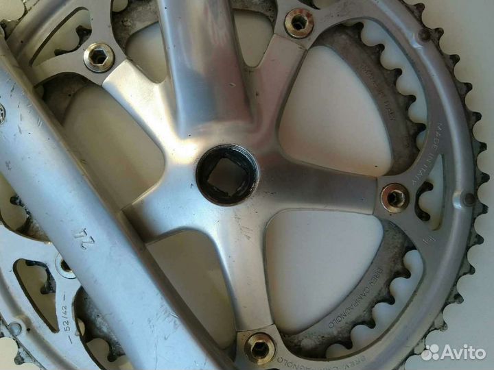 Система шатунов для шоссейного велосипеда