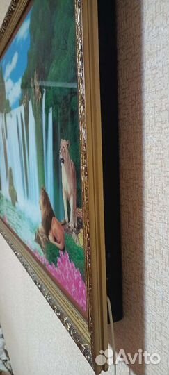 Картина светильник