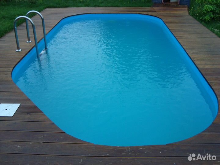 Бассейн 3х7х1,5 полипропилен