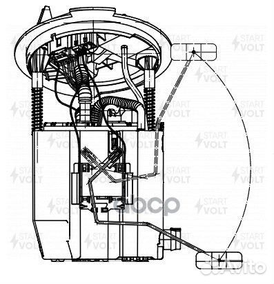 Насос топливный SFM 1507 startvolt