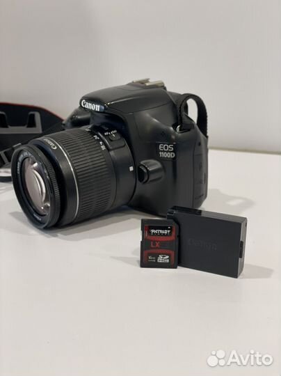 Зеркальный фотоаппарат canon eos 1100d
