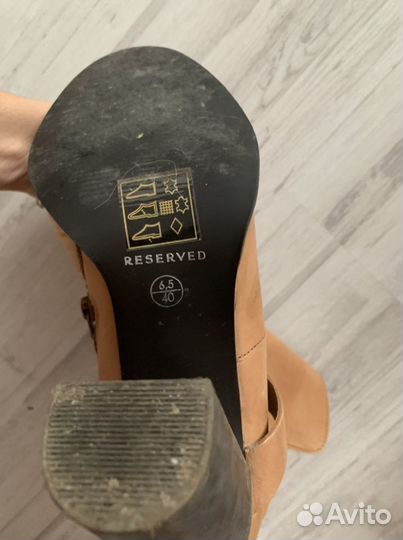 Ботильоны сапоги reserved 40
