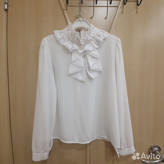 Блузка для девочки школьная
