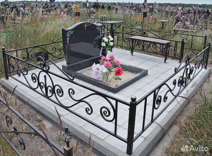 Благоустройство могил. Ограждения