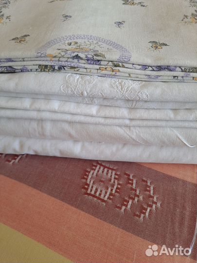 Пододеяльники,полотенца для посуды,лён ГДР СССР