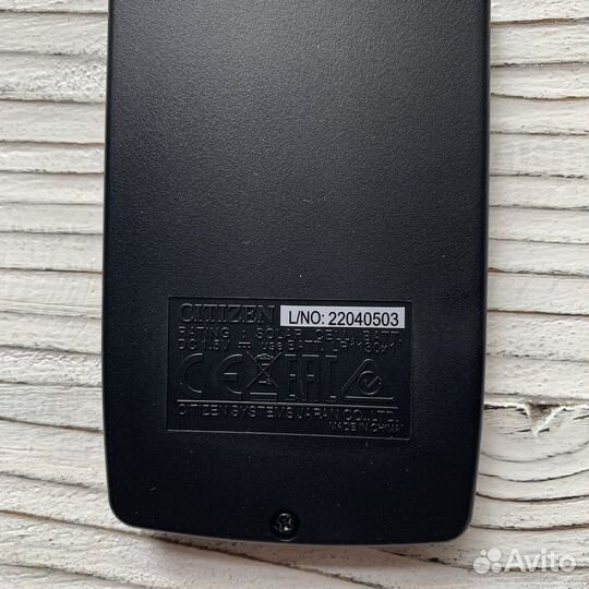Калькулятор citizen Pocket PRO SLD-100NR