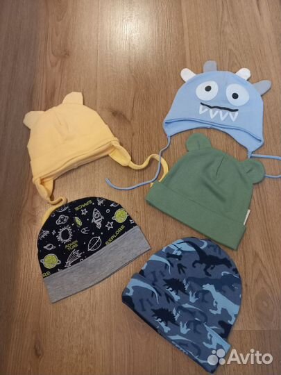 Шапки летние для мальчика 40-42