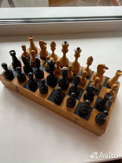 Шахматы СССР деревянные №12