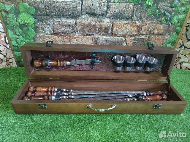 Набор шампуров в кейсе