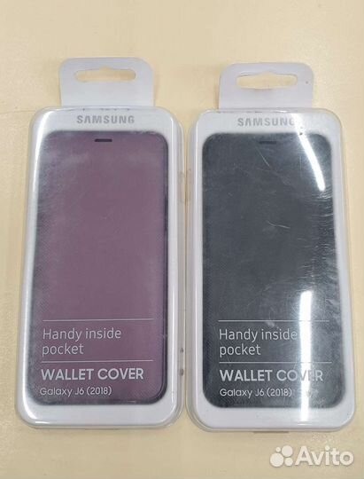 Чехол книжка Samsung j6 2018 wallet cover оригинал