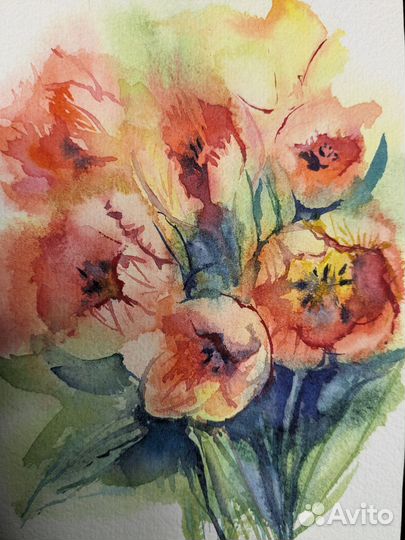 Рисунки акварелью