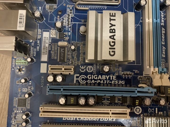Материнская плата 775 gigabyte