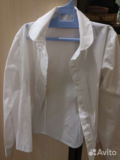 Блузка школьная на девочку р 122