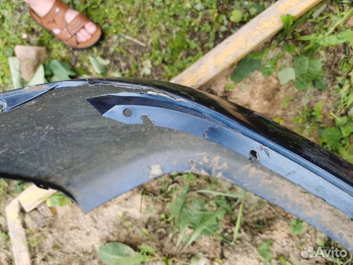 Бампер передний до рестайл на mitsubishi lancer 9