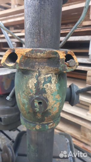 Древний сверлильный станок нс12типа kamunaras