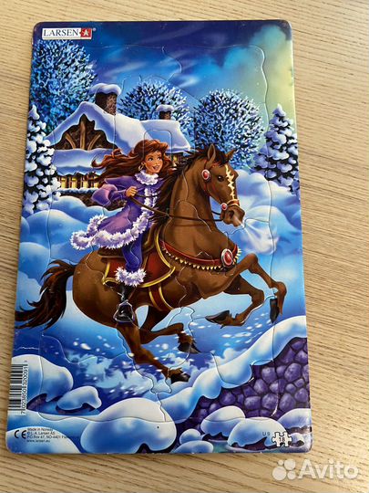 Пазлы ларсен 2 шт