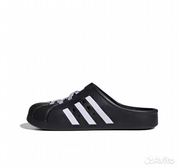 Тапочки Adidas adilette черные suterstar yeezi