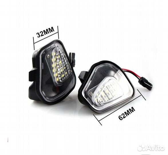 Подсветка в зеркала на VW Passat CC Jetta Scirocco