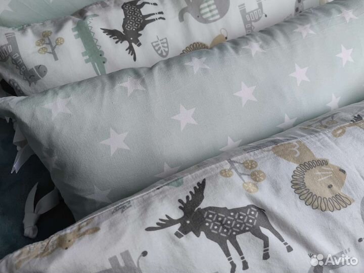 Бортики в детскую кроватку