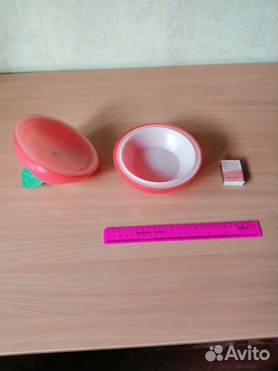 Тарелка-яблоко с крышкой для холодн продукт СССР